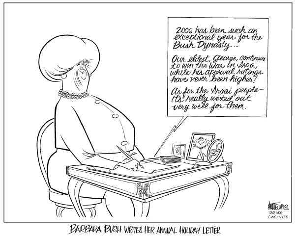 Editorial Cartoon by Ann Telnaes, CWS/CartoonArts Intl. on Humankind to See Major Changes