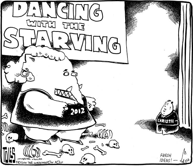 Political/Editorial Cartoon by Tom Toles, Washington Post on GOP Defying All Odds