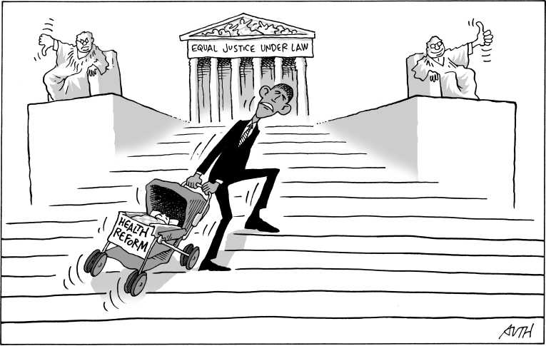 Political/Editorial Cartoon by Tony Auth, Philadelphia Inquirer on In Other News