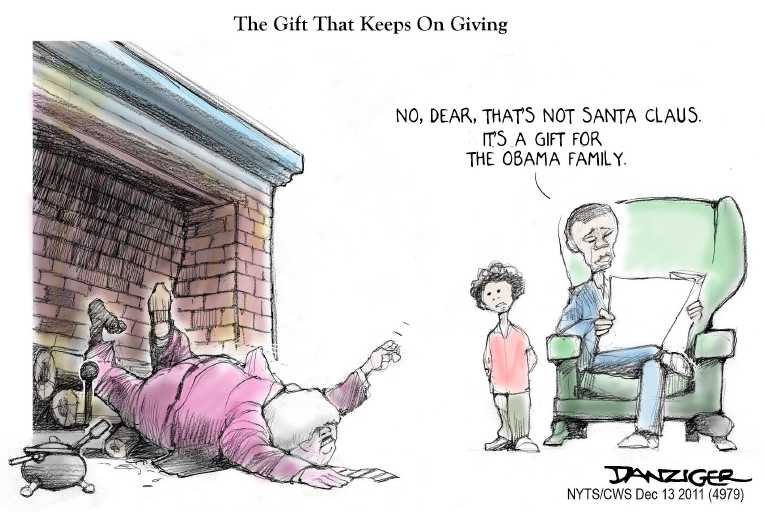 Political/Editorial Cartoon by Jeff Danziger, CWS/CartoonArts Intl. on Obama Lambasts Income Inequality