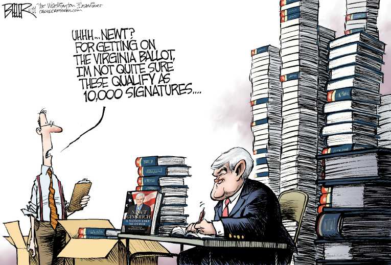 Political/editorial cartoon