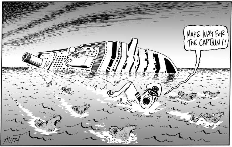 Political/Editorial Cartoon by Tony Auth, Philadelphia Inquirer on In Other News