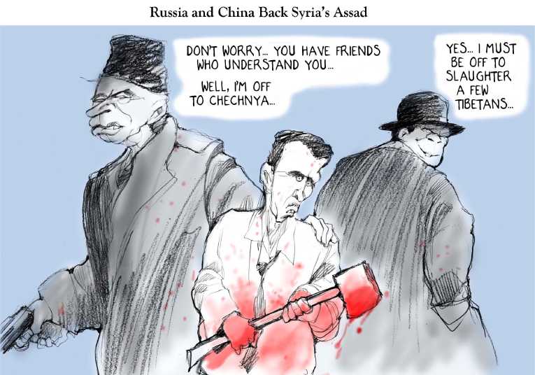 Political/Editorial Cartoon by Jeff Danziger, CWS/CartoonArts Intl. on In Other News