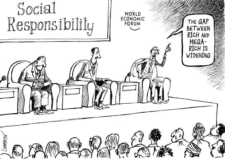 Political/Editorial Cartoon by Patrick Chappatte, International Herald Tribune on In Other News