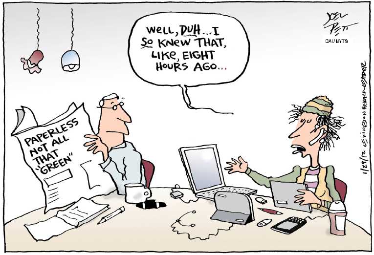 Political/Editorial Cartoon by Joel Pett, Lexington Herald-Leader, CWS/CartoonArts Intl. on In Other News