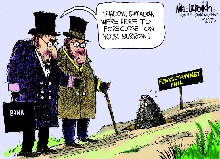Political/Editorial Cartoon by Mike Luckovich, Atlanta Journal-Constitution on In Other News