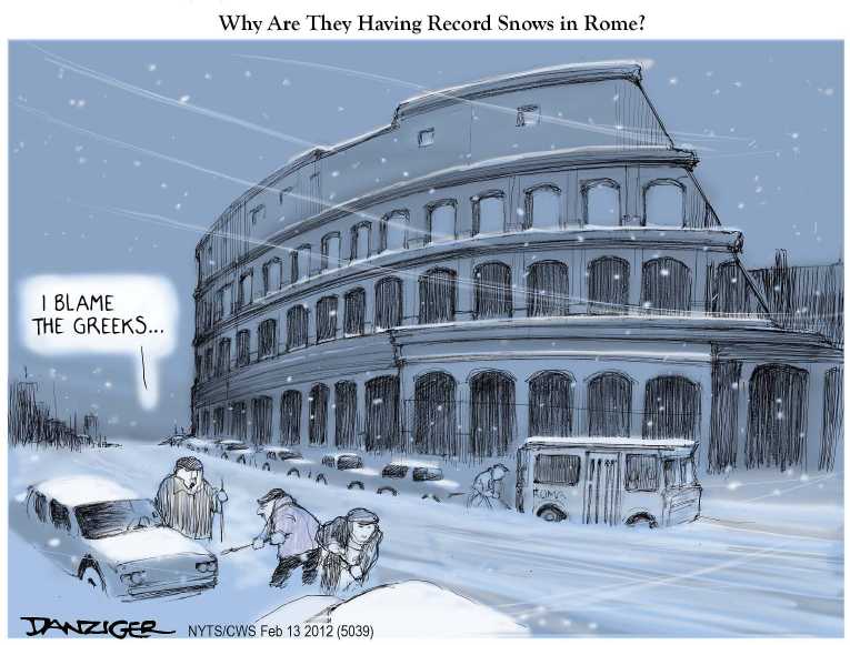 Political/Editorial Cartoon by Jeff Danziger, CWS/CartoonArts Intl. on In Other News