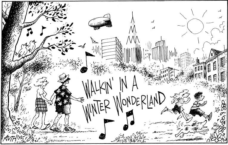 Political/Editorial Cartoon by Tony Auth, Philadelphia Inquirer on In Other News
