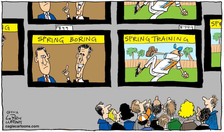 Political/Editorial Cartoon by Don Wright, Palm Beach Post on In Other News