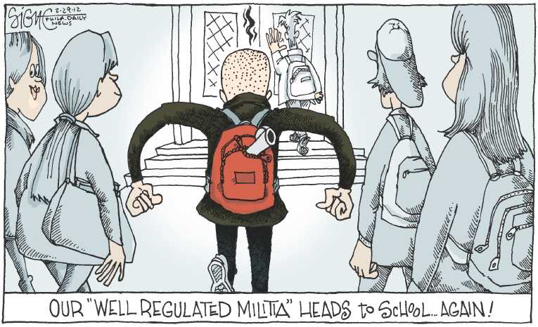 Political/Editorial Cartoon by Signe Wilkinson, Philadelphia Daily News on In Other News