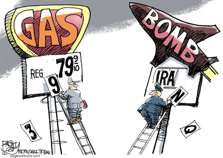 Political/Editorial Cartoon by Pat Bagley, Salt Lake Tribune on In Other News