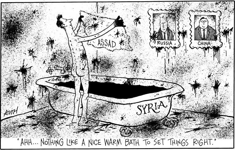 Political/Editorial Cartoon by Tony Auth, Philadelphia Inquirer on In Other News