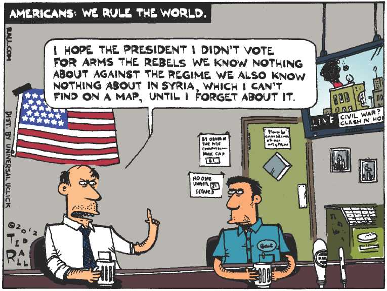 Political/Editorial Cartoon by Ted Rall on In Other News