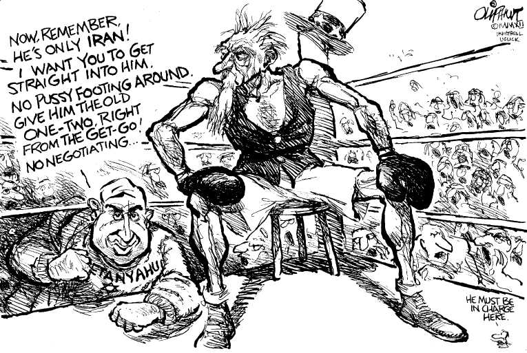 Political/Editorial Cartoon by Pat Oliphant, Universal Press Syndicate on In Other News