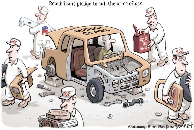 Political/Editorial Cartoon by Clay Bennett, Chattanooga Times Free Press on In Other News