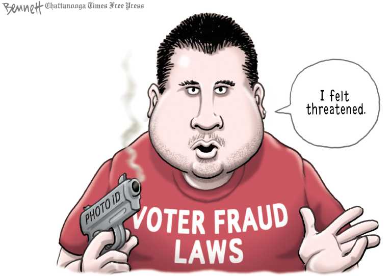 Political/Editorial Cartoon by Clay Bennett, Chattanooga Times Free Press on Republicans Mapping Out Course