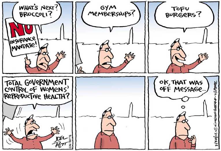 Political/Editorial Cartoon by Joel Pett, Lexington Herald-Leader, CWS/CartoonArts Intl. on President Reaching Out to Republicans
