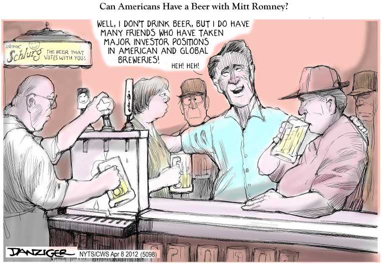 Political/Editorial Cartoon by Jeff Danziger, CWS/CartoonArts Intl. on Santorum Drops Out