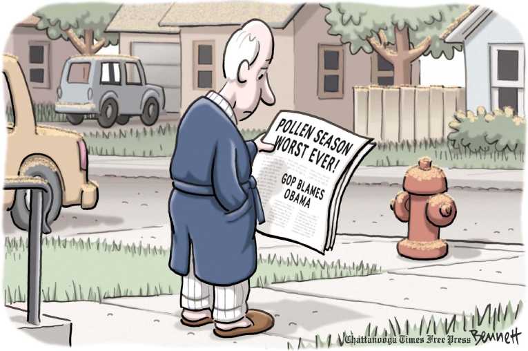 Political/Editorial Cartoon by Clay Bennett, Chattanooga Times Free Press on In Other News