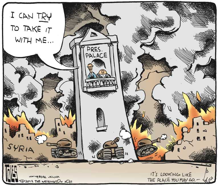 Political/Editorial Cartoon by Tom Toles, Washington Post on In Other News