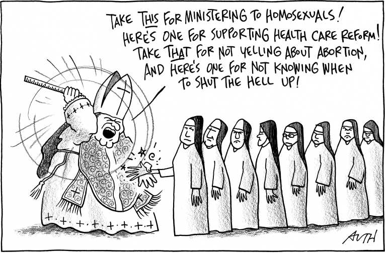 Political/Editorial Cartoon by Tony Auth, Philadelphia Inquirer on In Other News