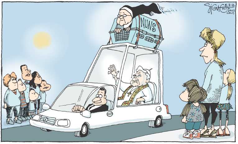 Political/Editorial Cartoon by Signe Wilkinson, Philadelphia Daily News on In Other News