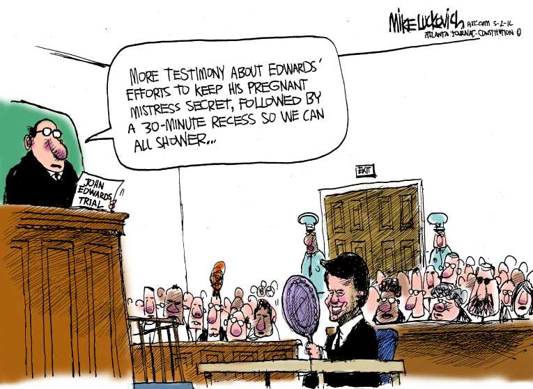 Political/Editorial Cartoon by Mike Luckovich, Atlanta Journal-Constitution on In Other News