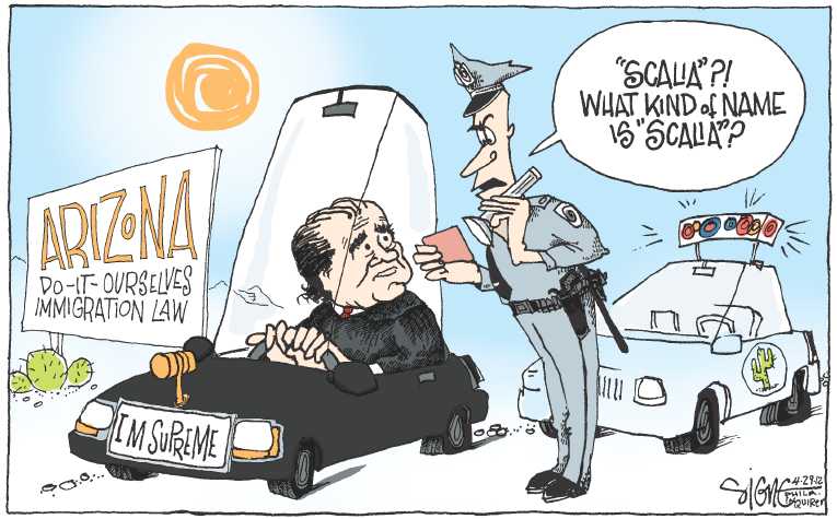 Political/Editorial Cartoon by Signe Wilkinson, Philadelphia Daily News on In Other News