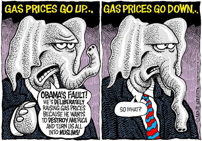 Political/Editorial Cartoon by Monte Wolverton, Cagle Cartoons on GOP Calls Out President
