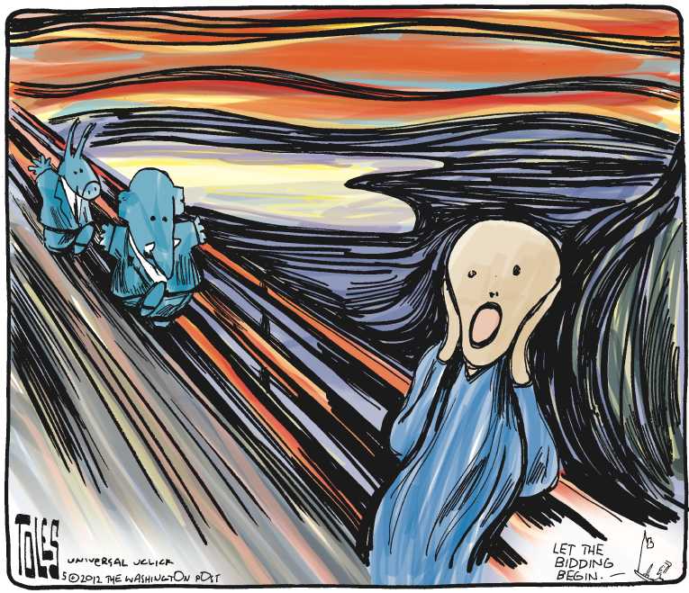 Political/Editorial Cartoon by Tom Toles, Washington Post on In Other News