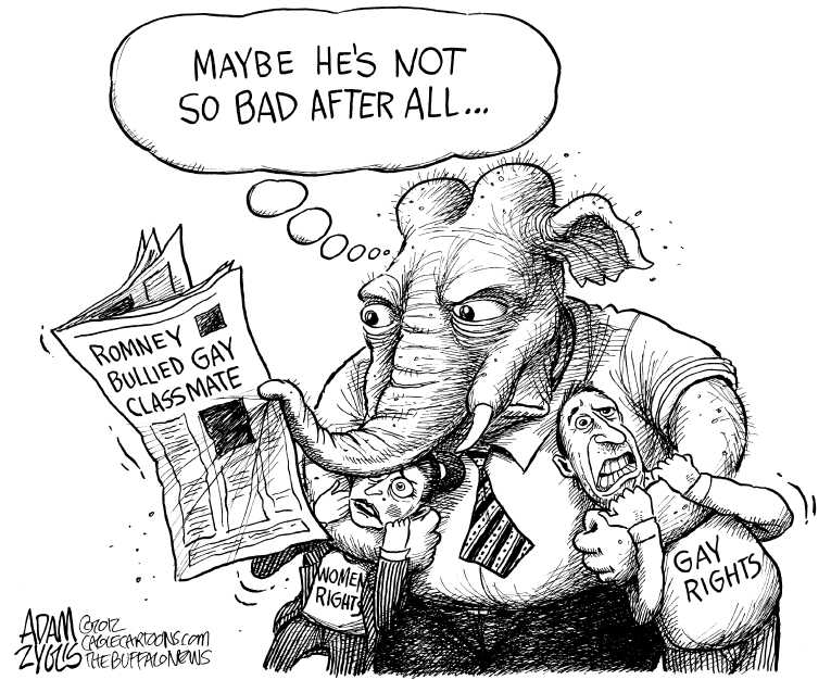 Political/Editorial Cartoon by Adam Zyglis, The Buffalo News on GOP Gears Up for Fall Elections
