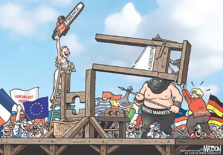 Political/Editorial Cartoon by RJ Matson, Cagle Cartoons on Greece May Leave Eurozone
