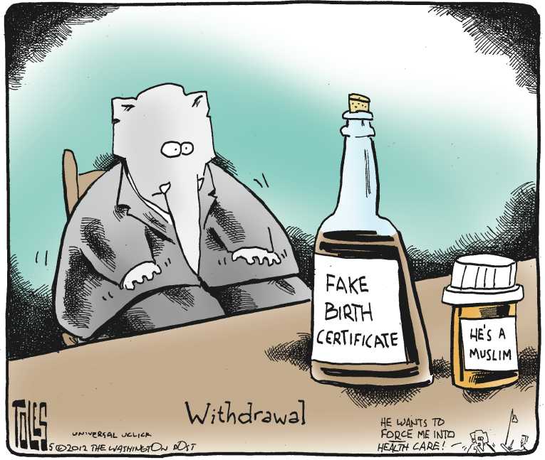Political/Editorial Cartoon by Tom Toles, Washington Post on Romney Sharpens Attack
