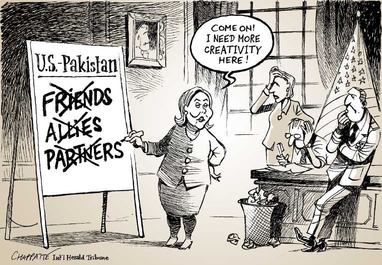 Political/Editorial Cartoon by Patrick Chappatte, International Herald Tribune on In Other News