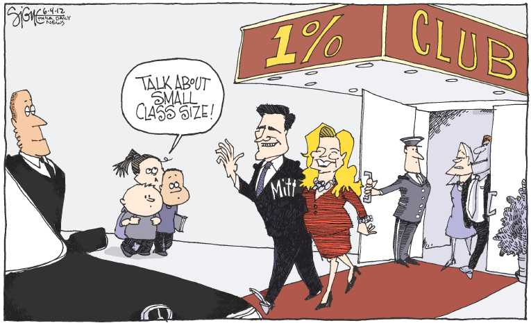 Political/Editorial Cartoon by Signe Wilkinson, Philadelphia Daily News on Presidential Race Heating Up