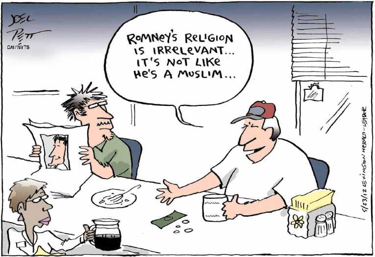 Political/Editorial Cartoon by Joel Pett, Lexington Herald-Leader, CWS/CartoonArts Intl. on Presidential Race Heating Up