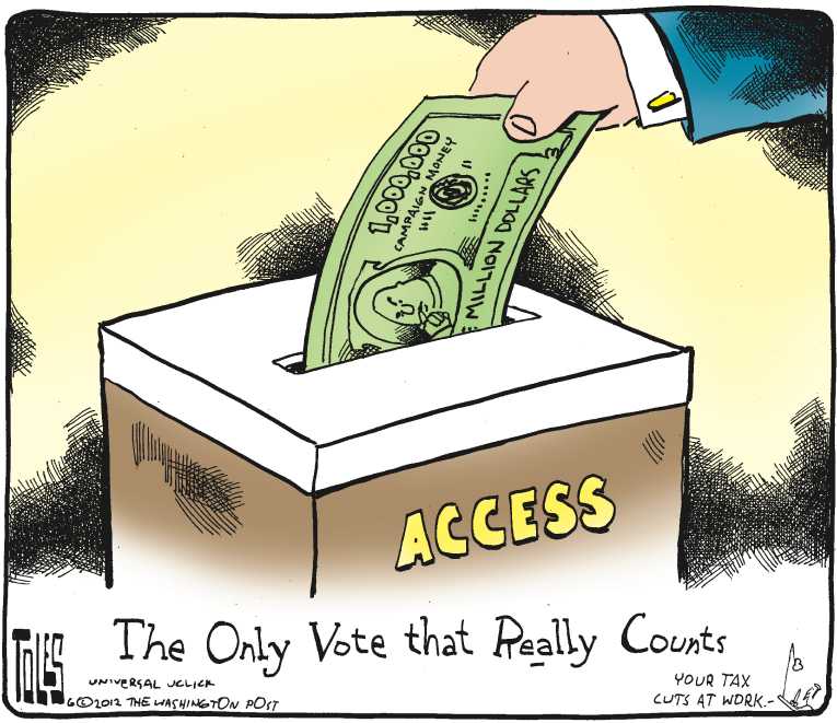 Political/Editorial Cartoon by Tom Toles, Washington Post on In Other News