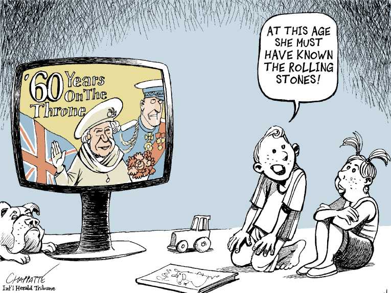 Political/Editorial Cartoon by Patrick Chappatte, International Herald Tribune on In Other News