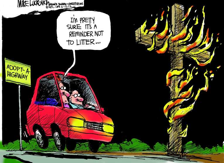 Political/Editorial Cartoon by Mike Luckovich, Atlanta Journal-Constitution on In Other News
