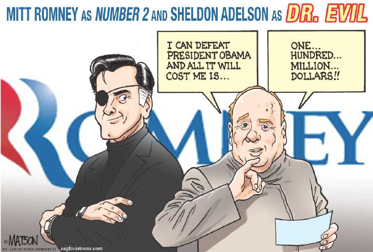 Political/Editorial Cartoon by RJ Matson, Cagle Cartoons on Presidential Race Tightening