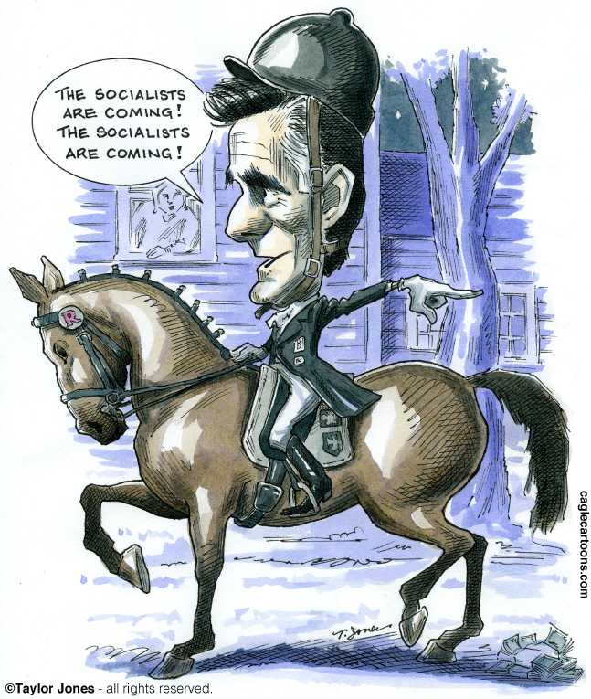 Political/Editorial Cartoon by Taylor Jones, Tribune Media Services on Presidential Race Tightening