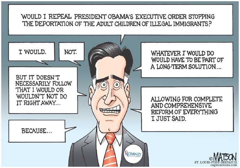 Political/Editorial Cartoon by RJ Matson, Cagle Cartoons on Presidential Race Tightening