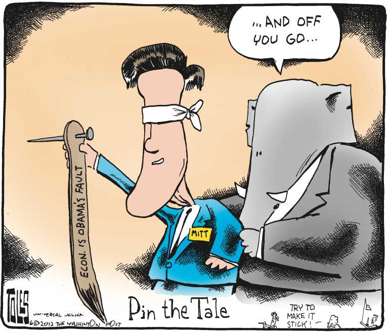 Political/Editorial Cartoon by Tom Toles, Washington Post on Presidential Race Tightening