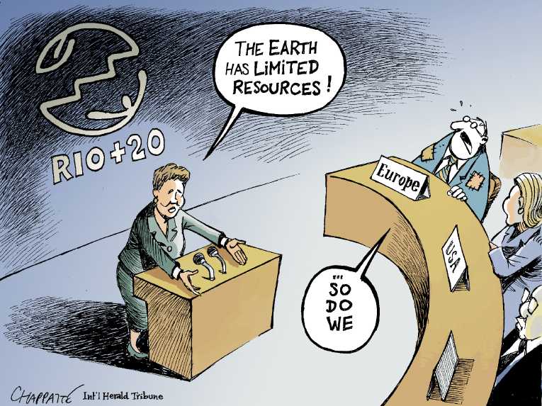 Political/Editorial Cartoon by Patrick Chappatte, International Herald Tribune on Greeks Elect Conservative