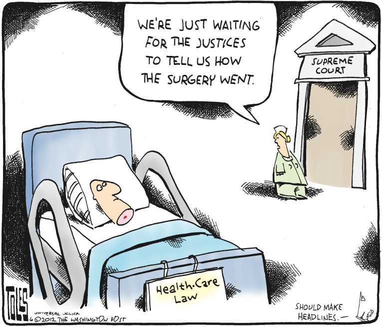 Political/Editorial Cartoon by Tom Toles, Washington Post on In Other News