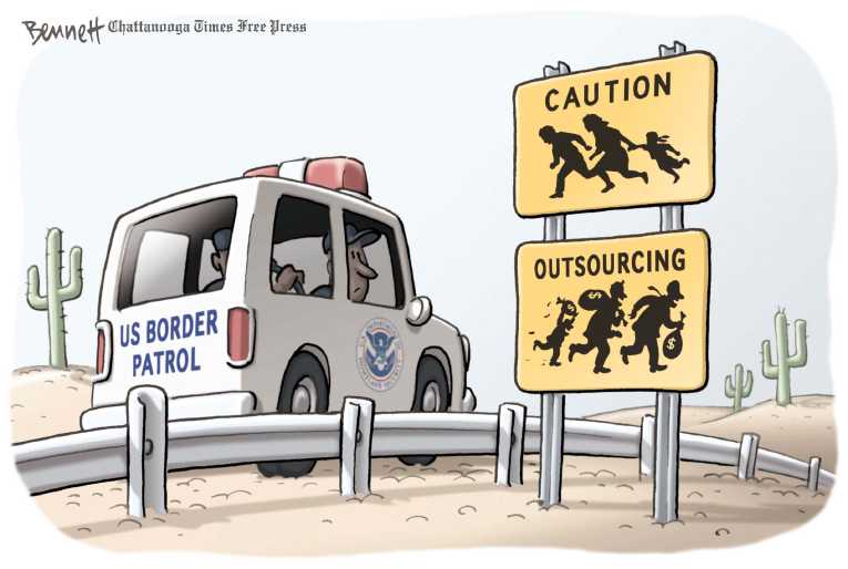 Political/Editorial Cartoon by Clay Bennett, Chattanooga Times Free Press on In Other News