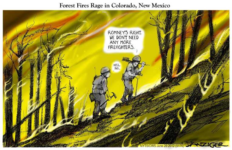 Political/Editorial Cartoon by Jeff Danziger, CWS/CartoonArts Intl. on In Other News