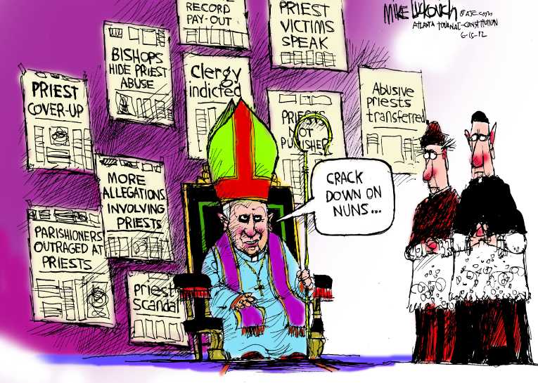Political/Editorial Cartoon by Mike Luckovich, Atlanta Journal-Constitution on In Other News