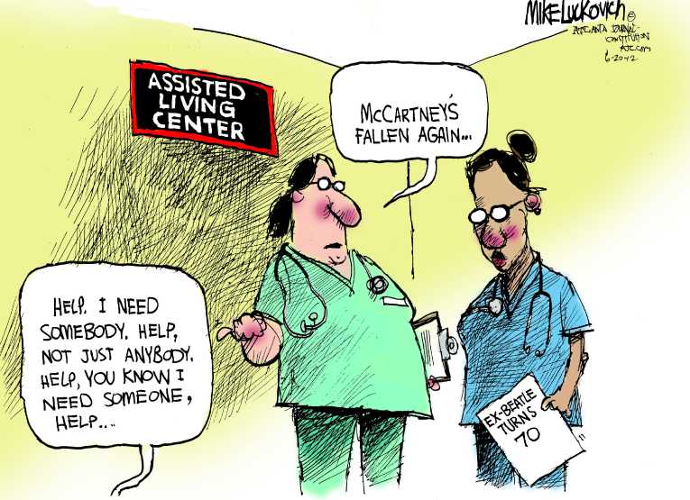 Political/Editorial Cartoon by Mike Luckovich, Atlanta Journal-Constitution on In Other News