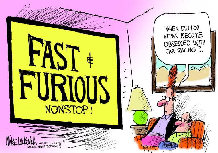 Political/Editorial Cartoon by Mike Luckovich, Atlanta Journal-Constitution on Supreme Court Guts Arizona Law
